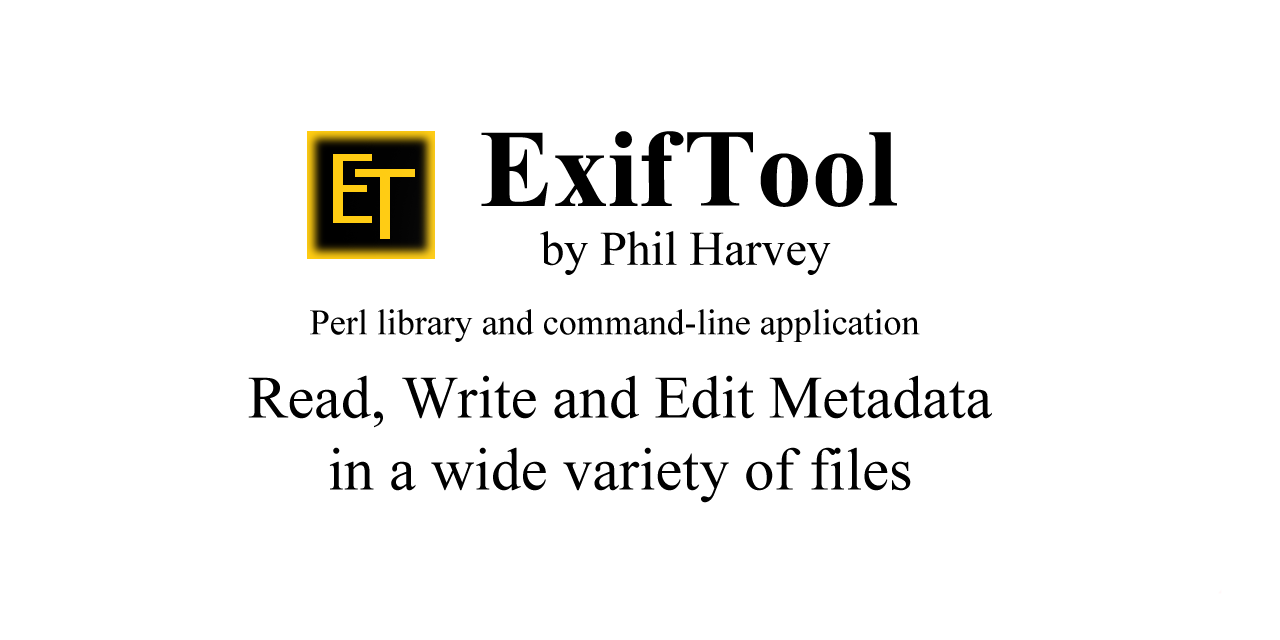 Linux shell script zum Hinzufügen von Metadaten mit Hilfe von exiftool